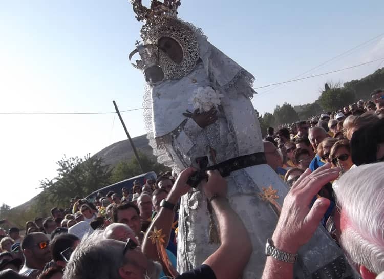 Romeria de la Virgen Santuario a Villena Primera Parte 30-8-2015