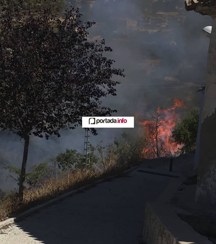 Se declara un fuego en Biar