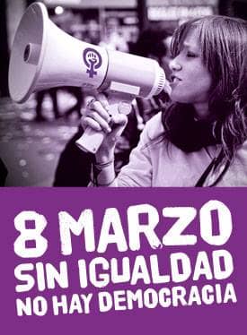 Podemos se suma el 8 de marzo a la huelga 24 horas convocada por el movimiento feminista