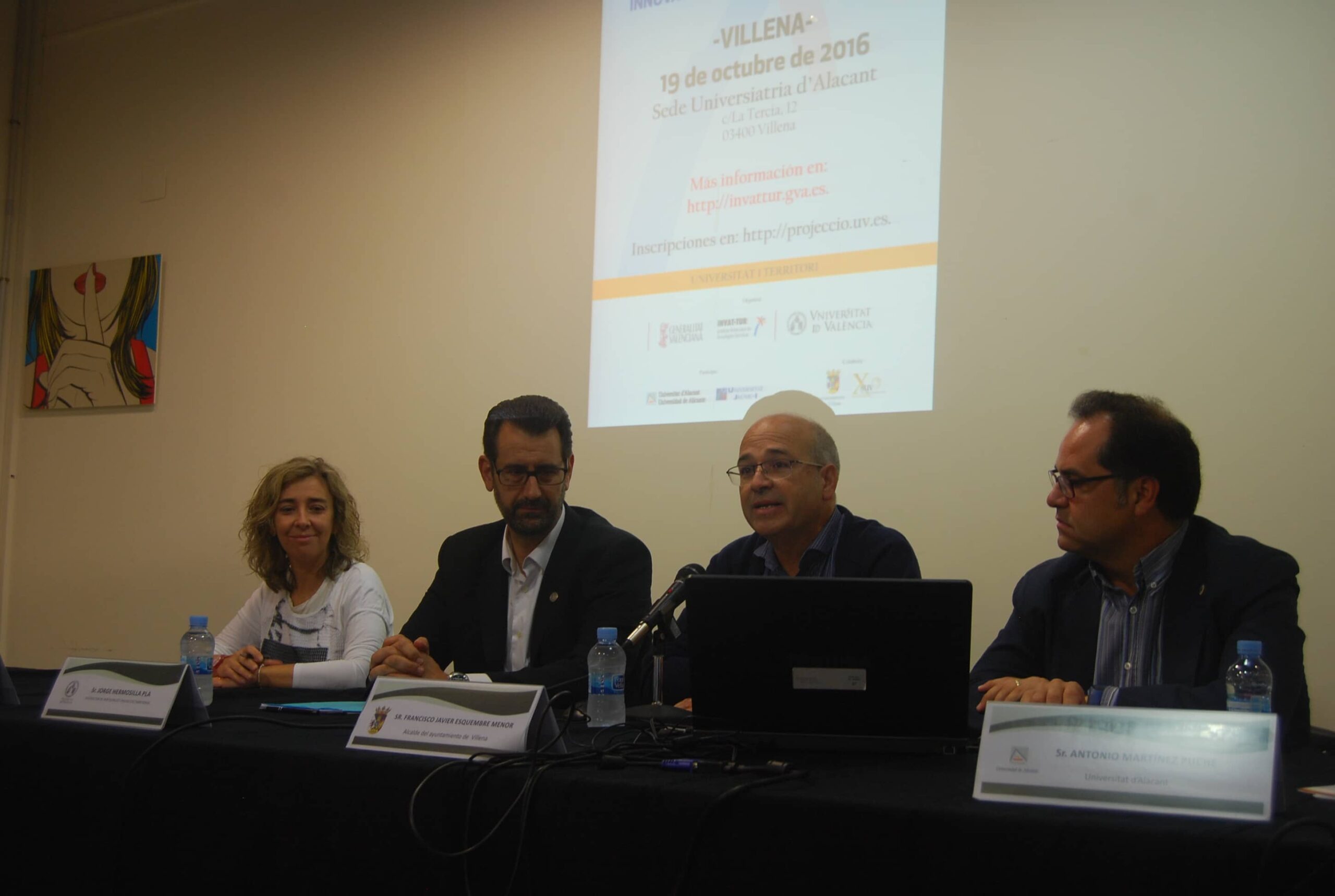 El Conseller de Turismo clausura en Villena las jornadas de Planificación turística en la Comunidad Valenciana