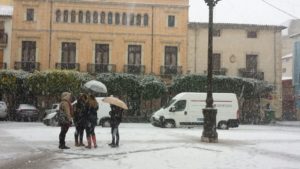 Nieve en Villena