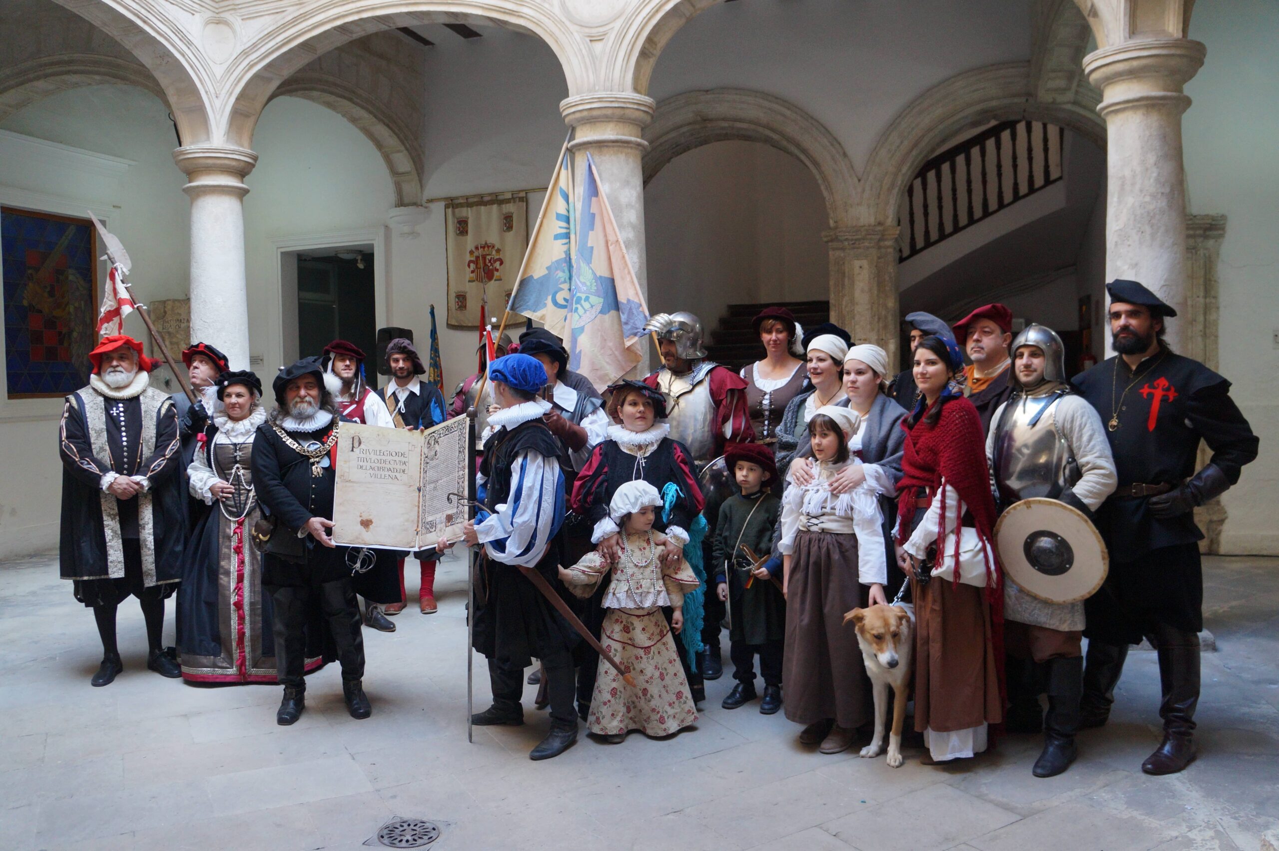 Villena celebra sus 492 años como ciudad con una recreación histórica