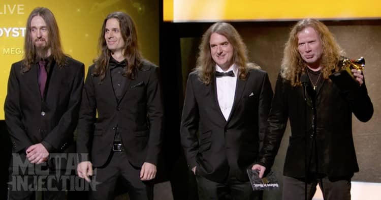 Megadeth se lleva el Grammy a la Mejor Actuación de Metal