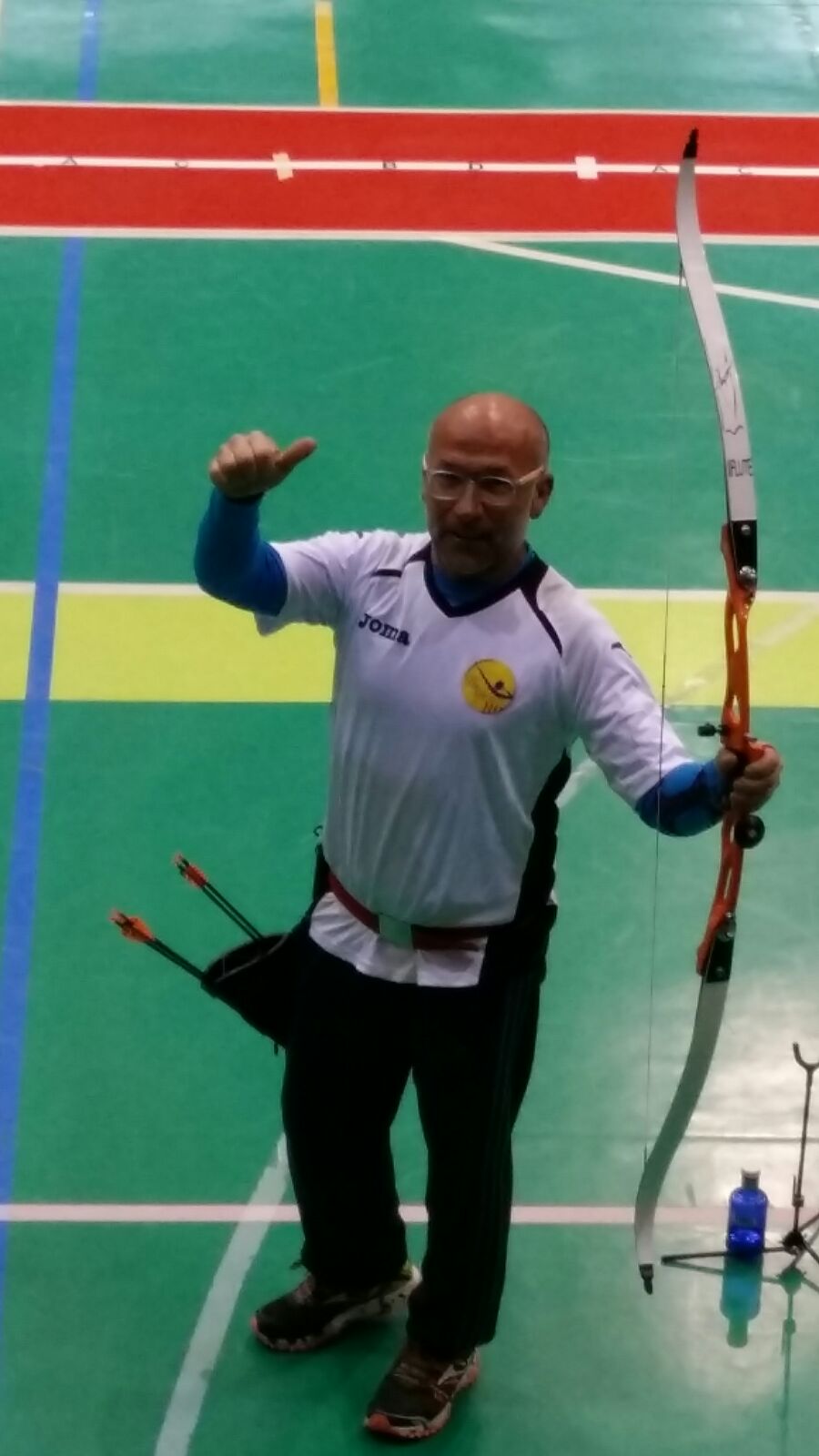 El arquero, Camilo Huesca, bronce en el campeonato de España de tiro