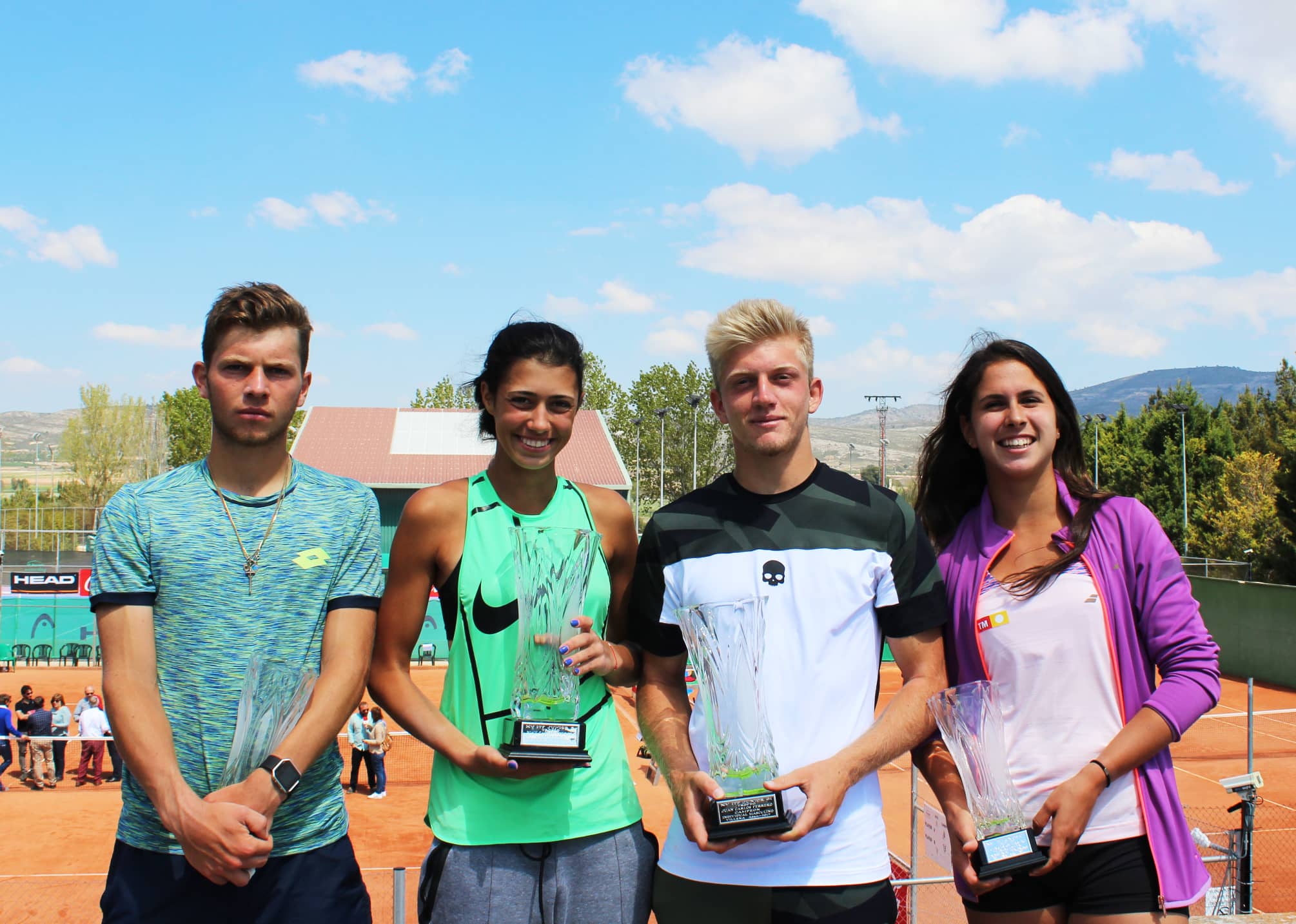 Alex Davidovich y Olga Danilovic triunfan en el “Trofeo Juan Carlos Ferrero”