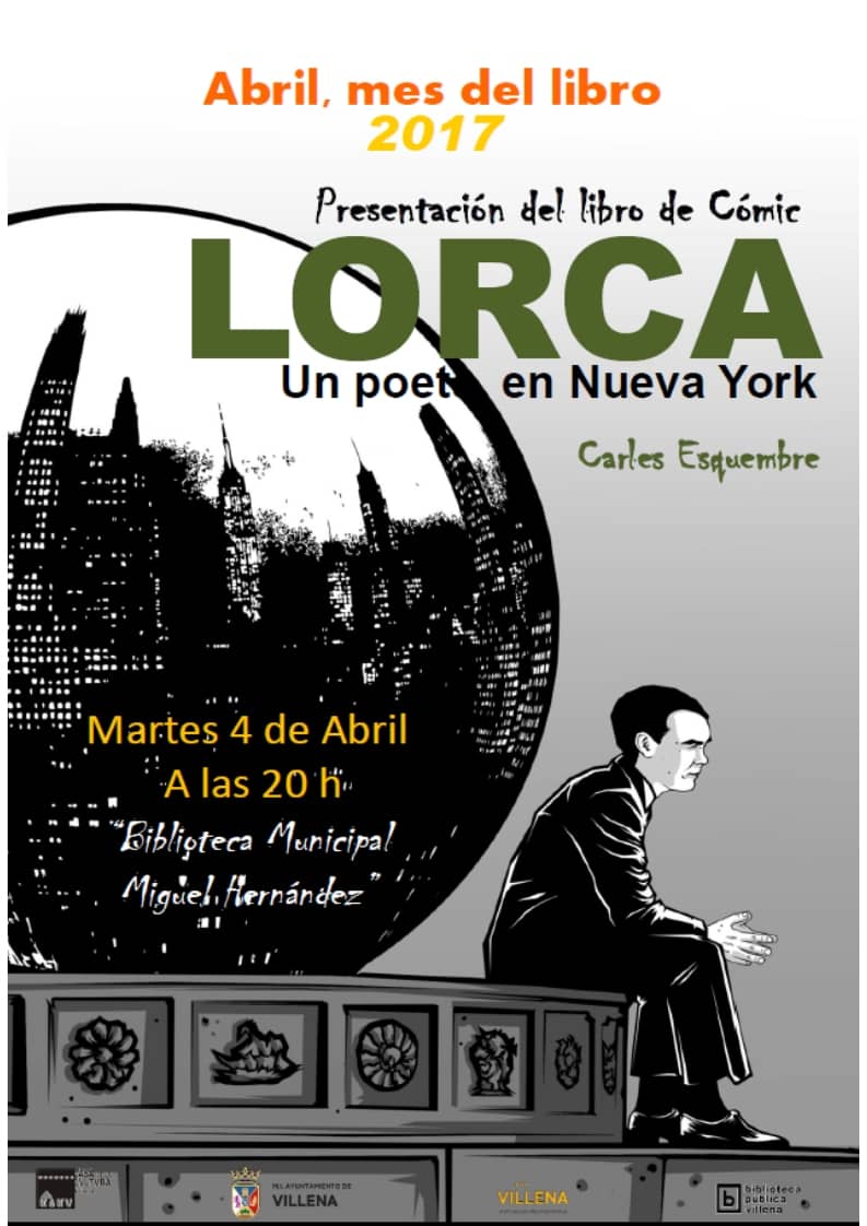 Presentación de la novela gráfica Lorca: un poeta en Nueva York