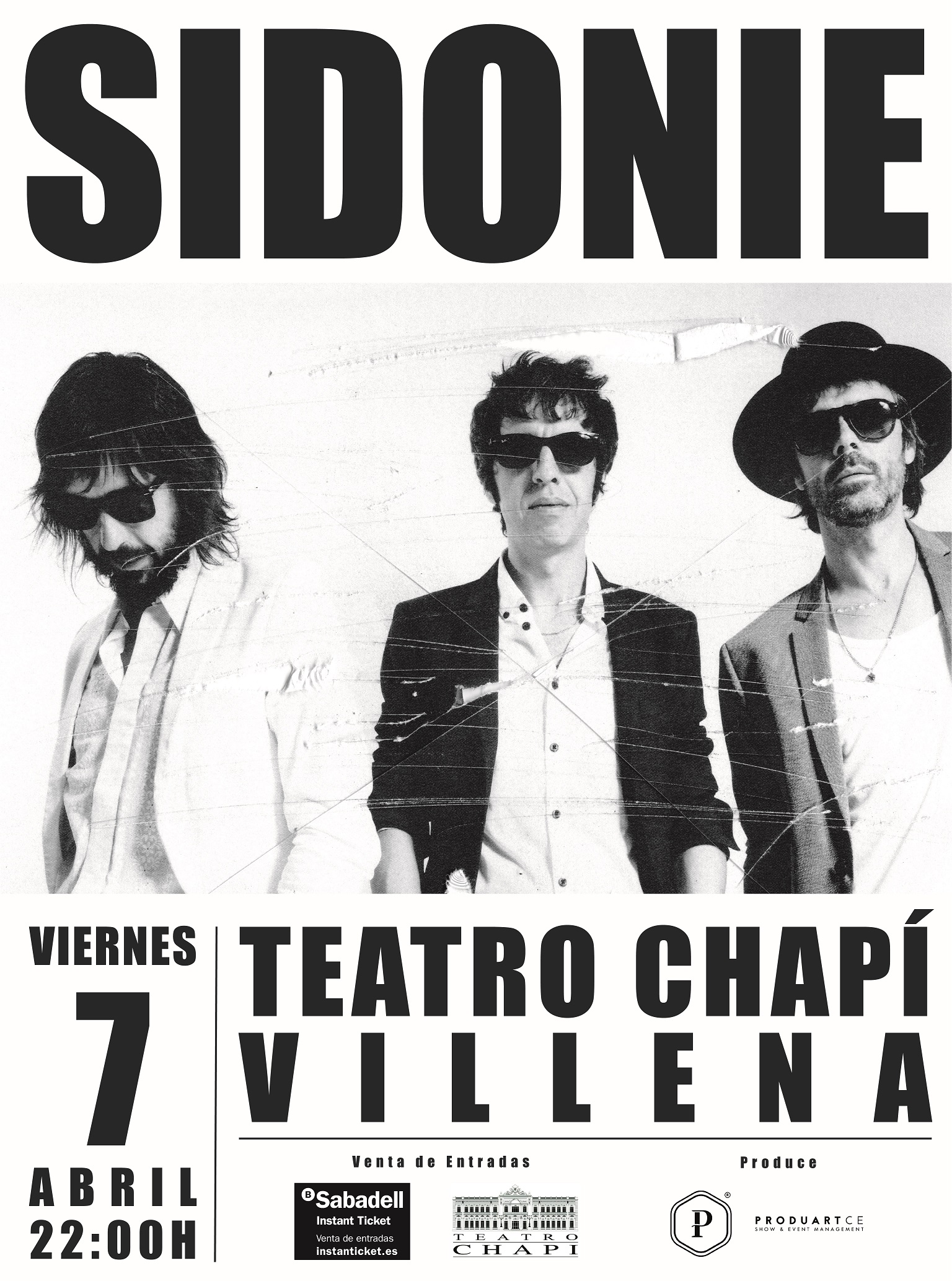 SIDONIE presenta su nuevo disco en el Teatro Chapí de Villena