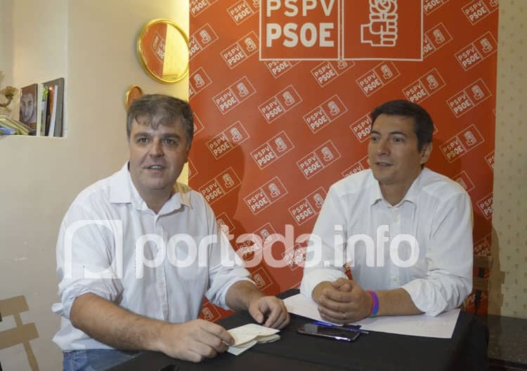 El candidato a presidir el PSPV, Rafa García, apuesta en Villena por cambiar el partido