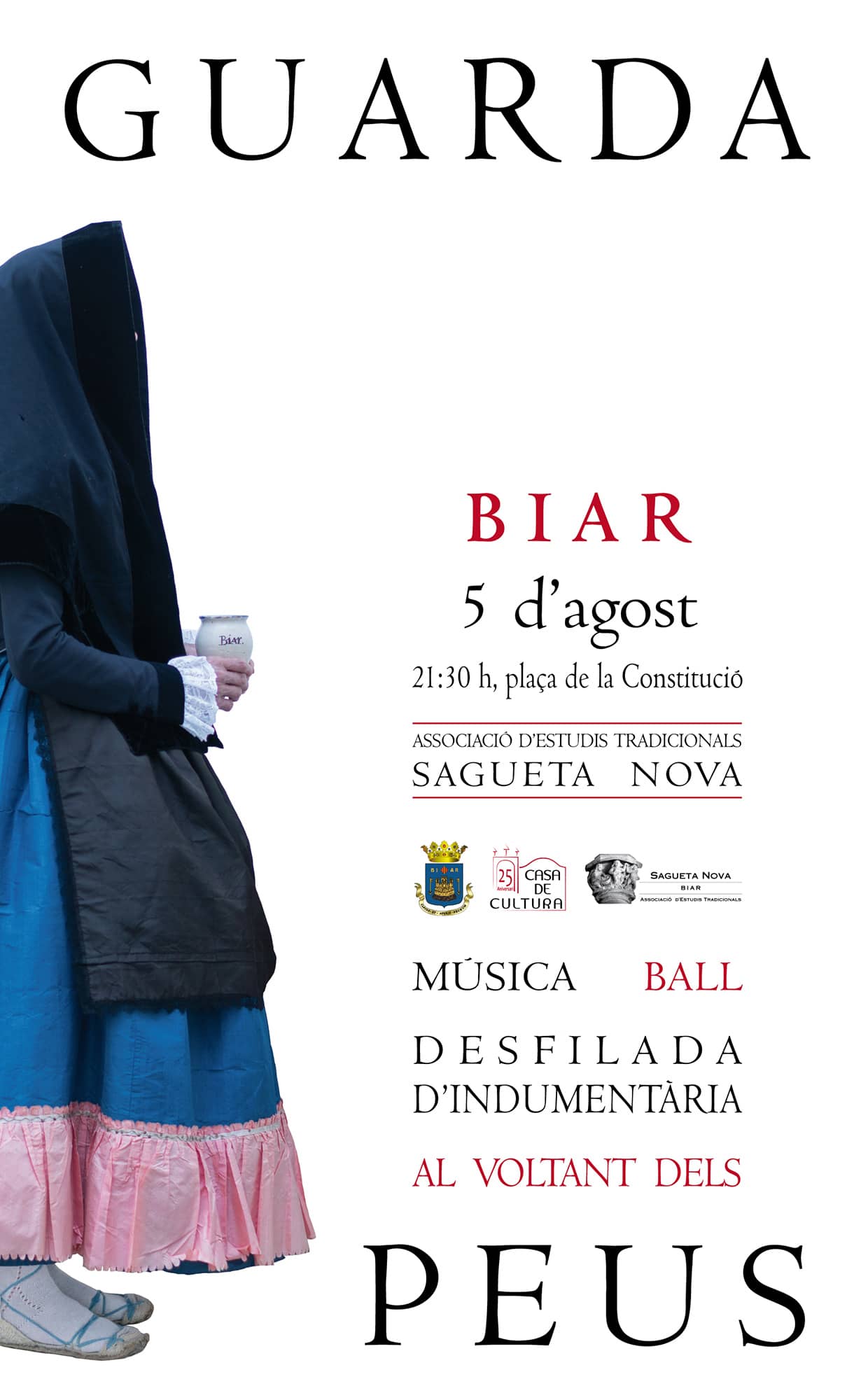 Sagueta Nova  de Biar organitza  unes activitats per a la divulgació de la indumentària tradicional valenciana