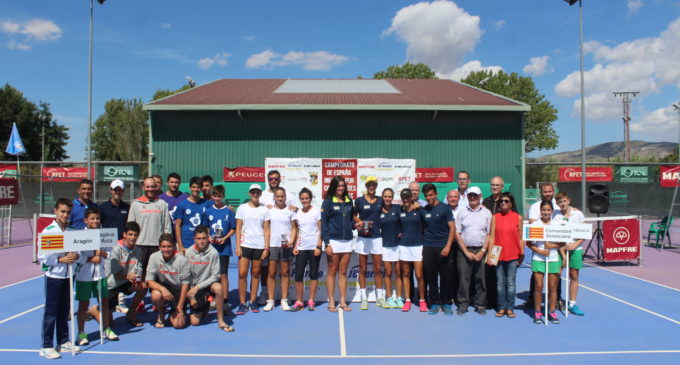 Murcia y C.Valenciana, campeones de España Infantil  de tenis por Comunidades Autónomas