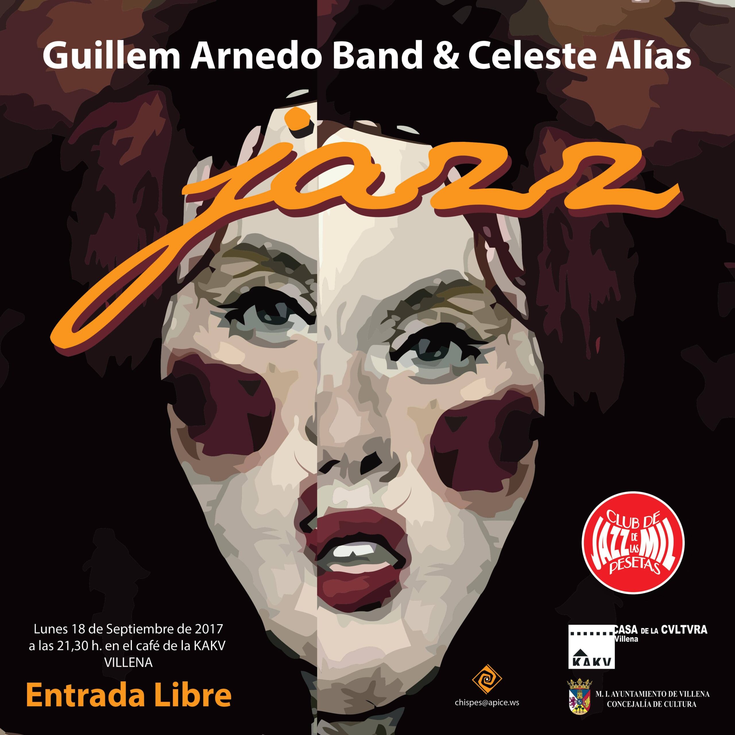 El Club de jazz de las Mil Pesetas retoma su programación con Guillem Arnedo Band & Celeste Alías