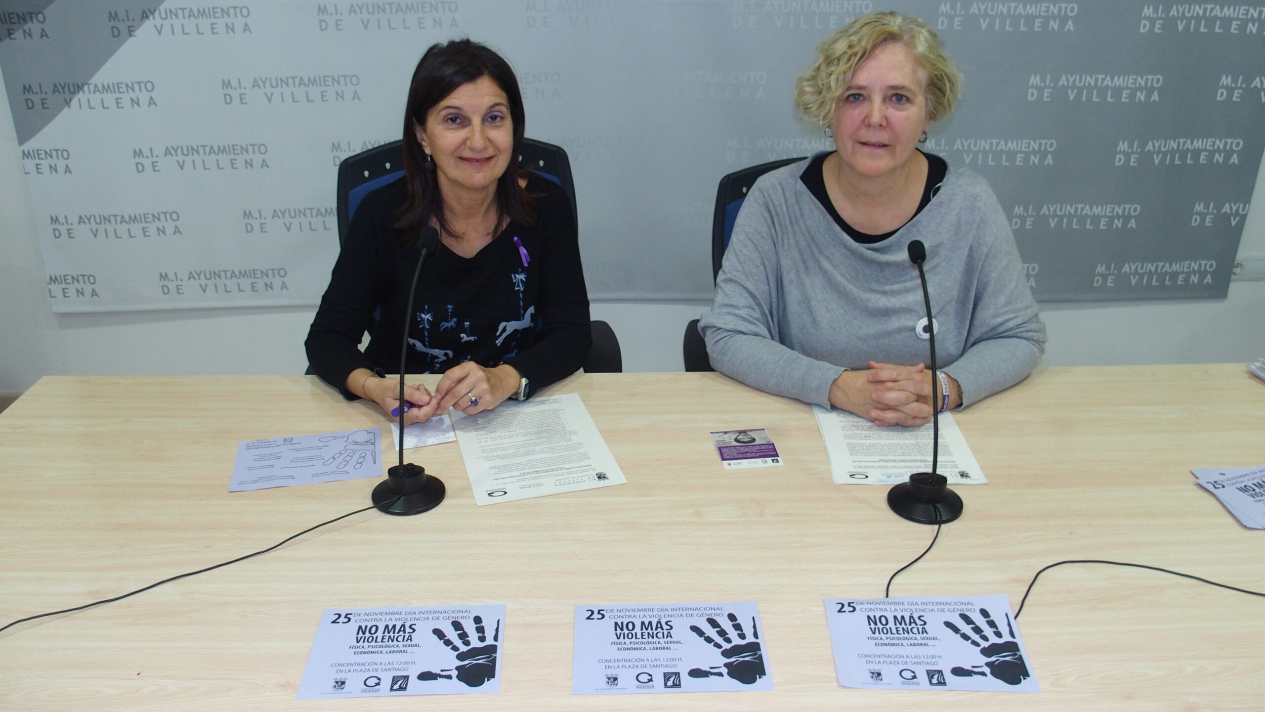 Villena organiza dos concentraciones ruidosas contra la violencia de género