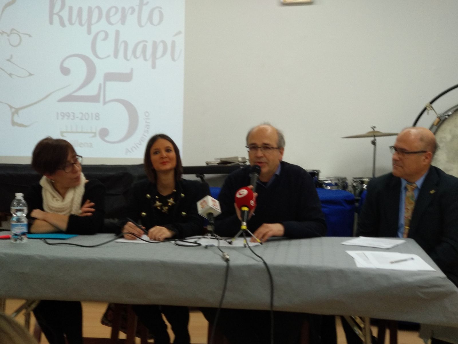 Primer acto conmemorativo del 25 aniversario de la Sociedad Musical Ruperto Chapí