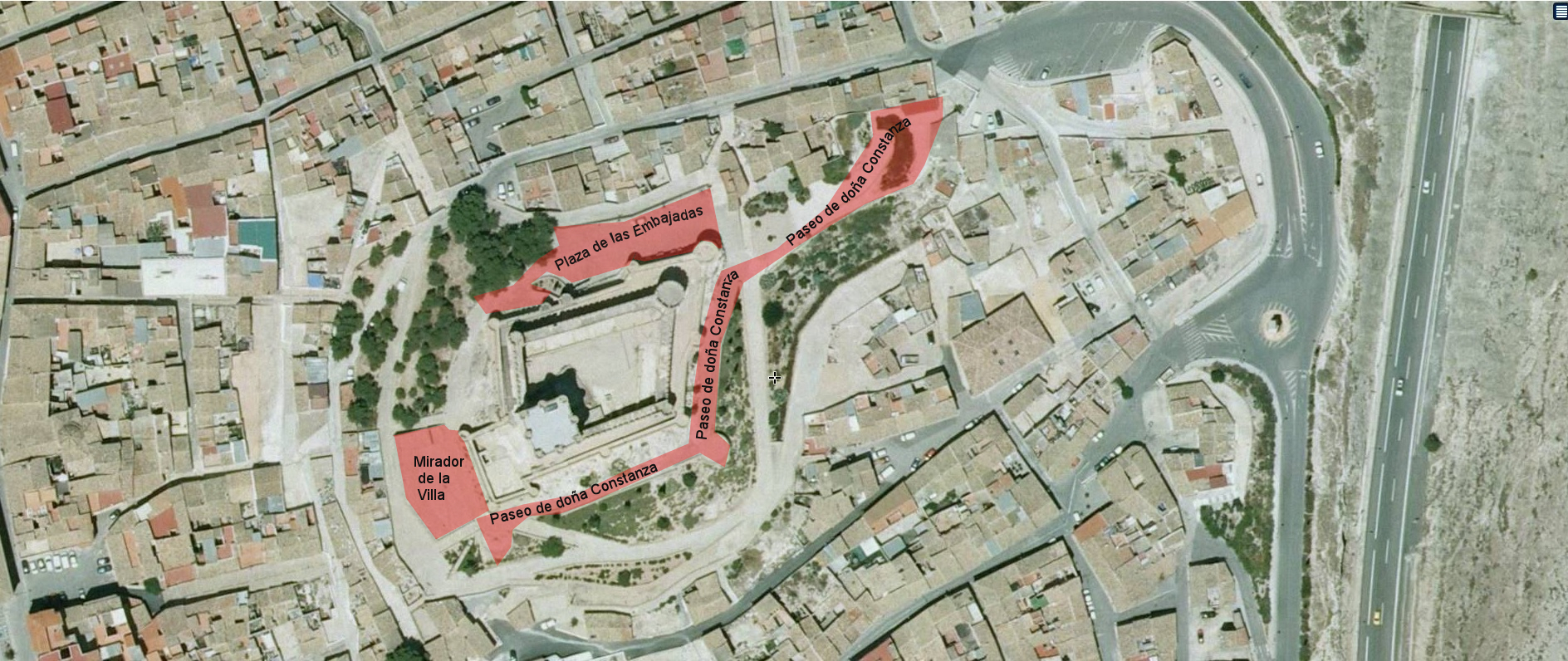 Villena inaugurará las nuevas calles ubicadas junto al Castillo