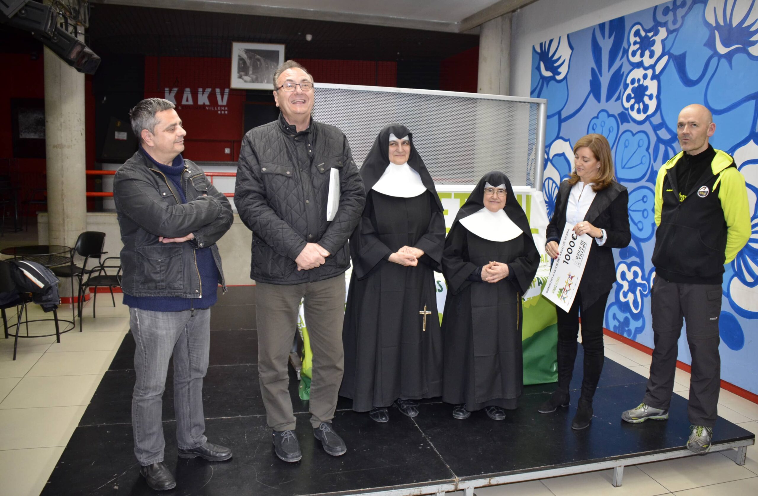 El Apadis Tetrail dona 1000 euros al Asilo de Villena