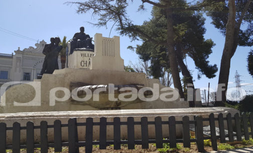 El PSOE pide remplazar el vallado del monumento a Ruperto Chapí