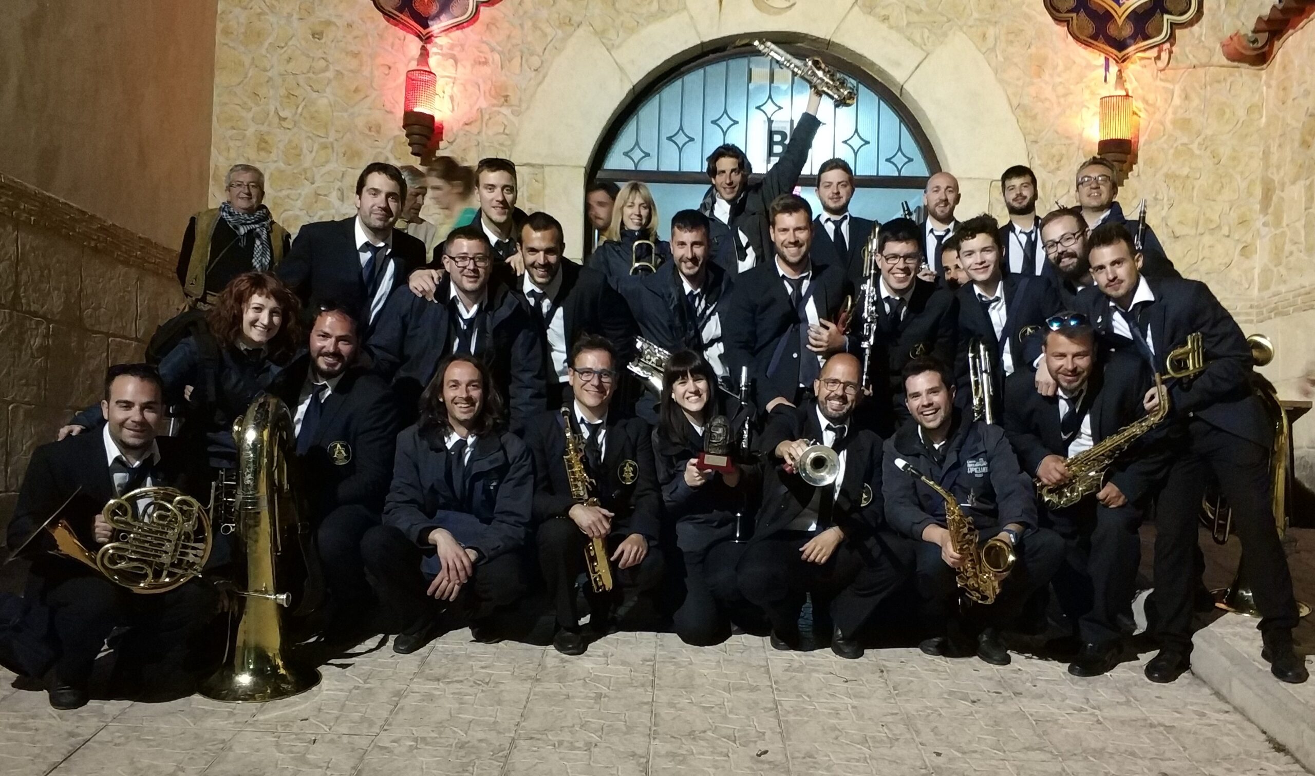 Asociación Musical Adelum de Villena, primera clasificada en la entrada de bandas de las fiestas de Onil