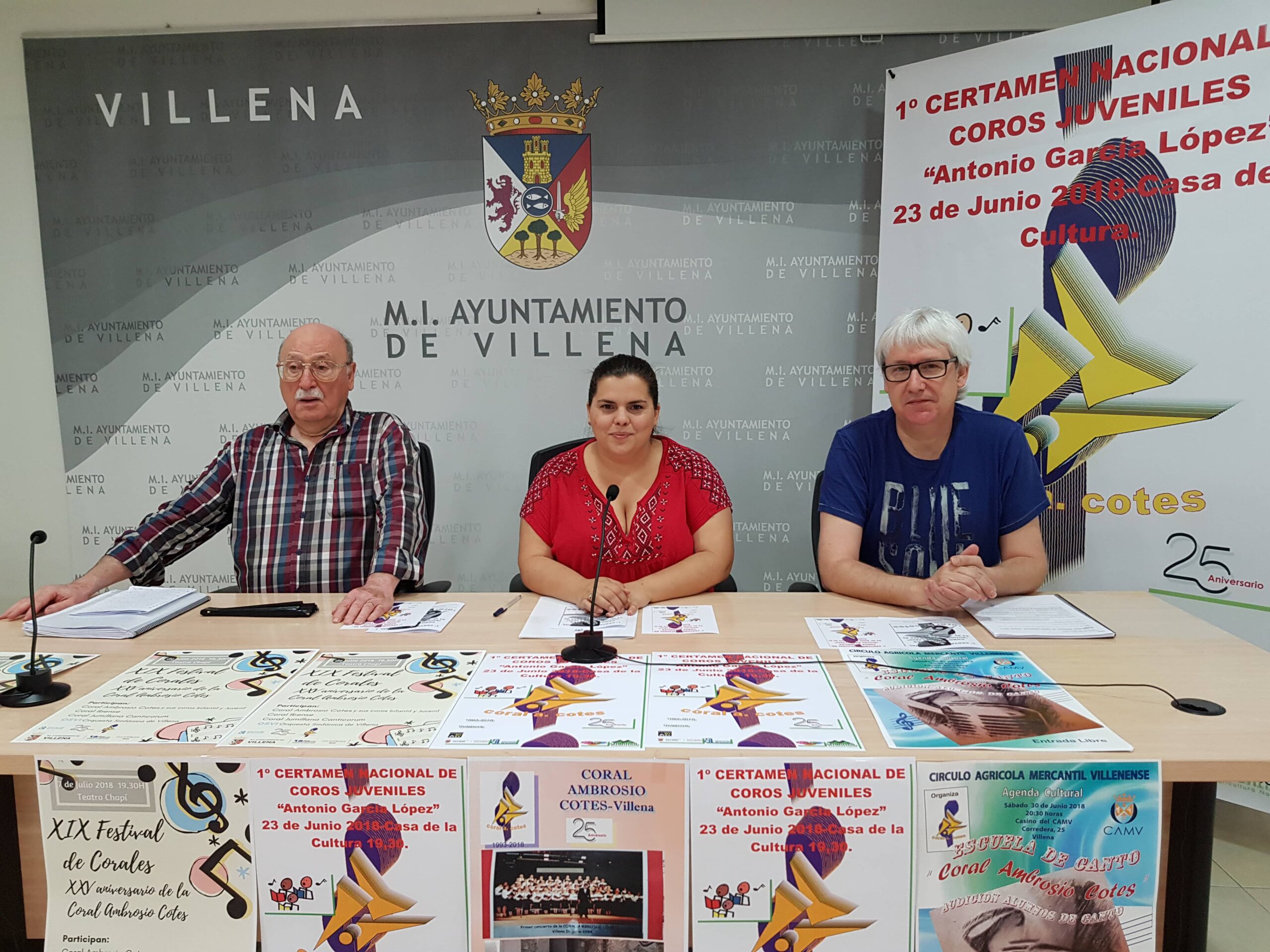 Villena acogerá el sábado el primer Certamen Nacional de Corales Juveniles Antonio García López