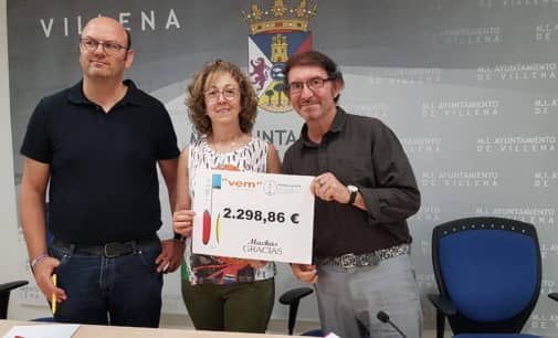 El VEM recaudó 2.300 euros solidarios para la Asociación «Juan Navío Grupo de Ayuda Mutua en el duelo por la pérdida de un ser querido»
