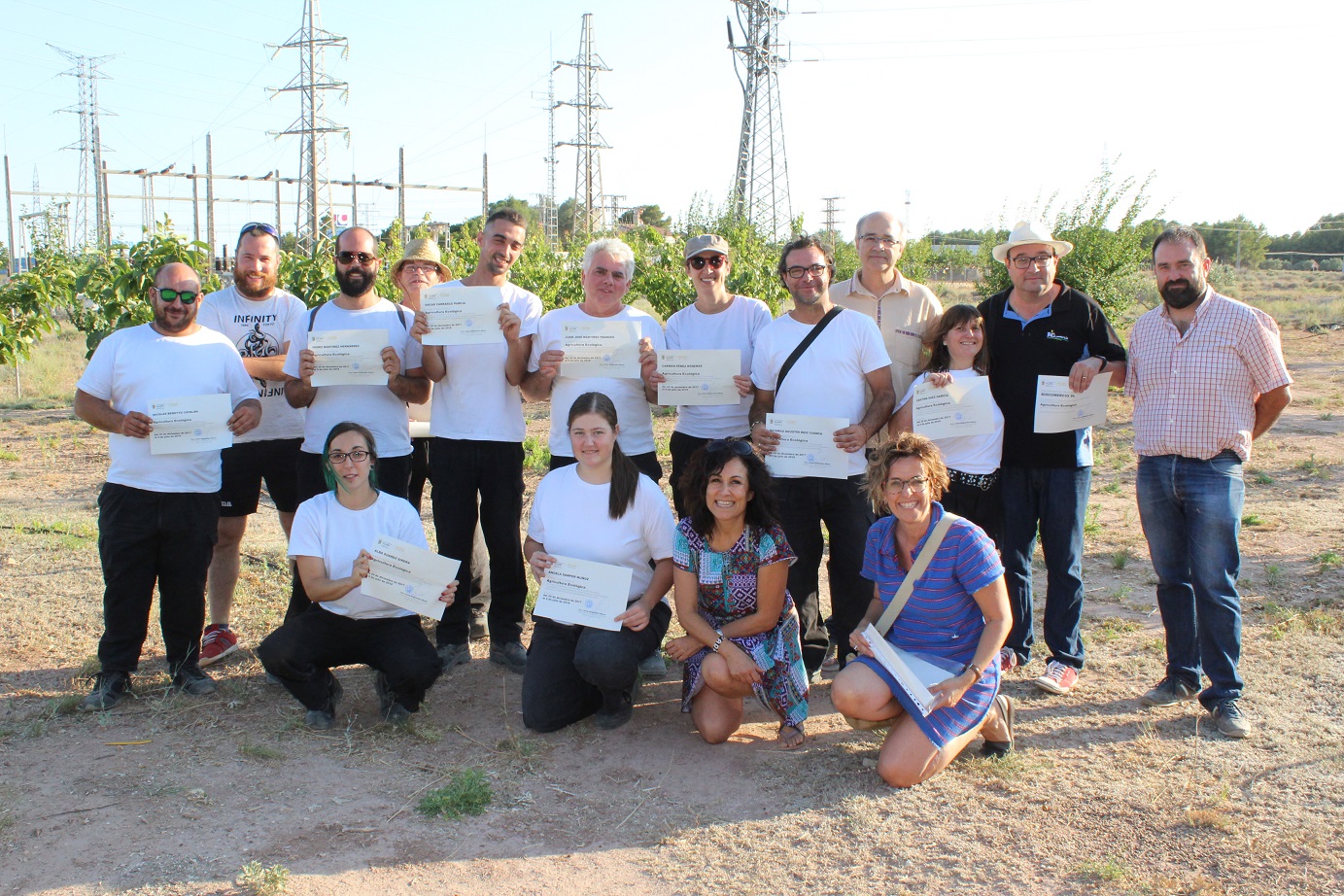 Once alumnos finalizan en Villena un curso de Agricultura Ecológica