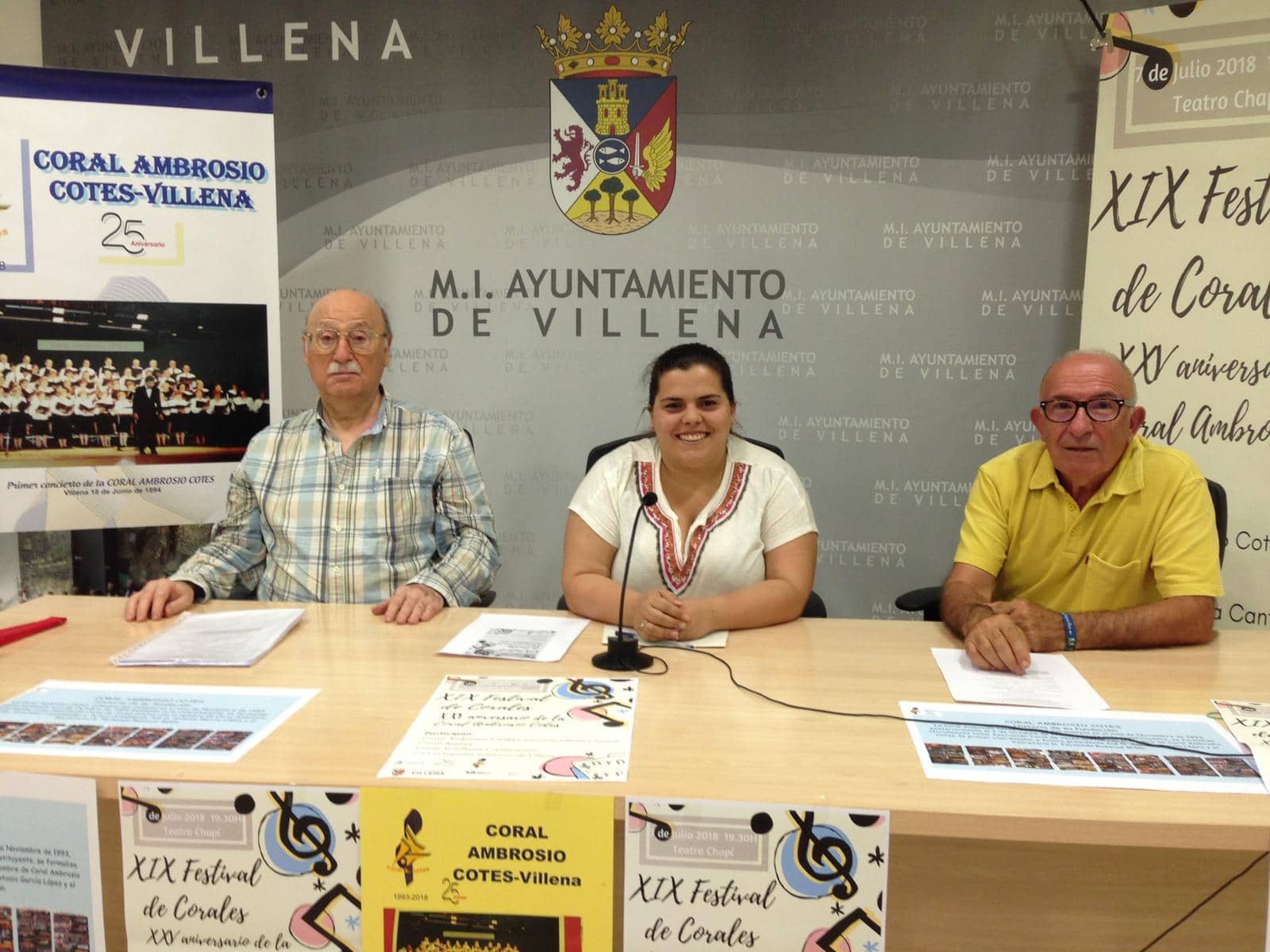La Coral Ambrosio Cotes invita a los vecinos de Villena a celebrar su XXV aniversario con el XIX Festival de Corales