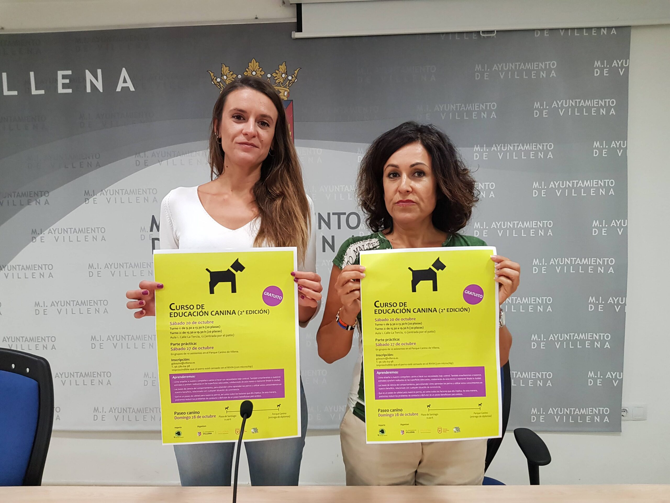 Villena organiza un curso gratuito de educación canina