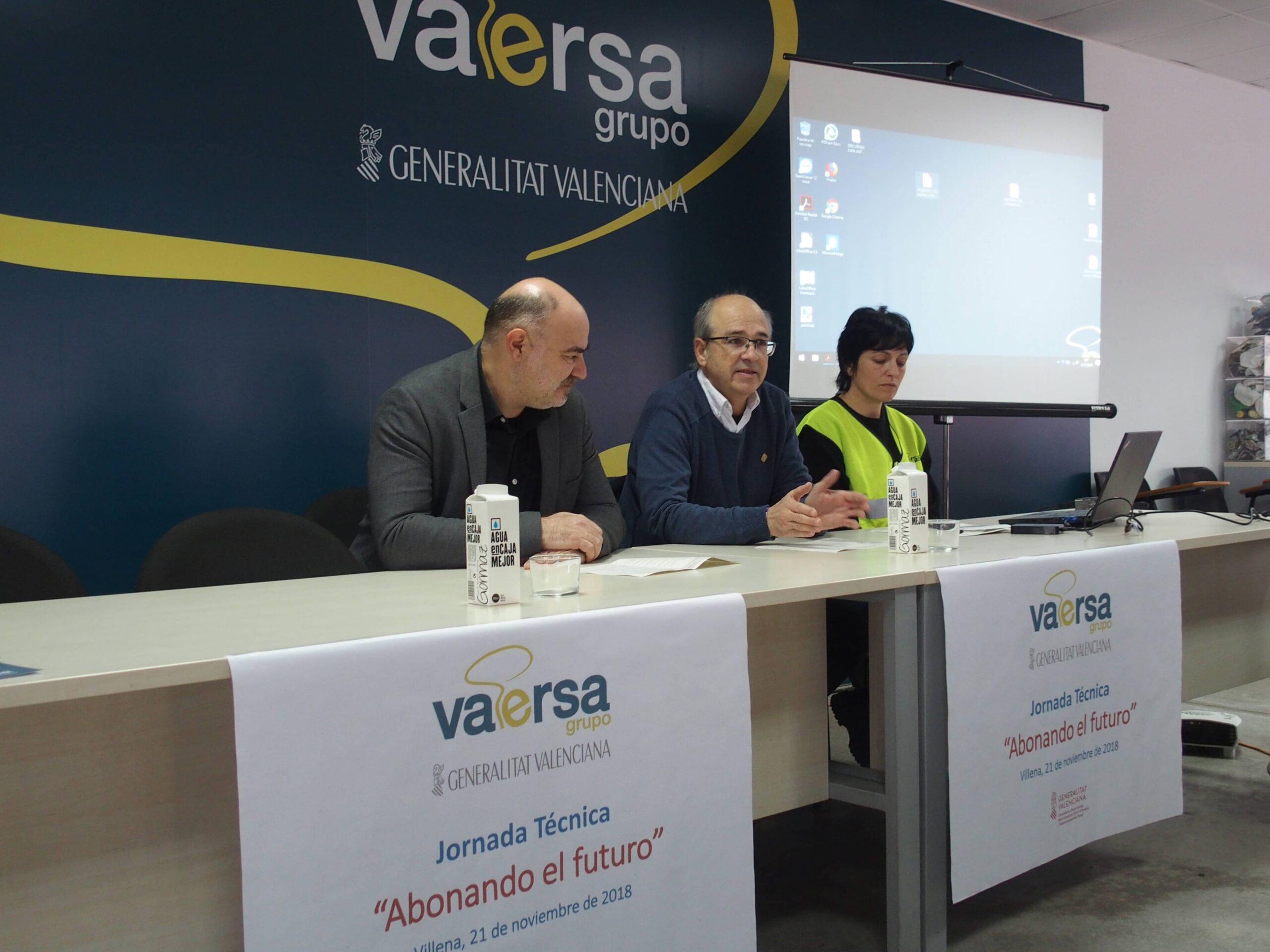 El Alcalde inaugura una jornada sobre recogida orgánica en la planta de Vaersa
