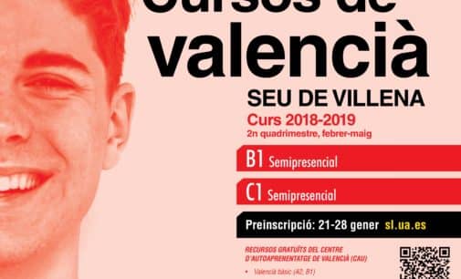 La UA oferta nuevos cursos de valenciano en la sede de Villena