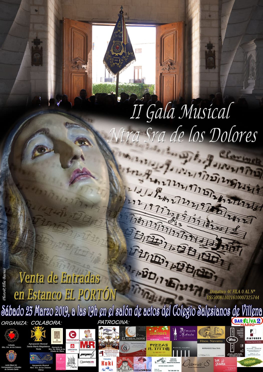 Ponen a la venta las entradas para la II Gala Musical Nuestra Señora de los Dolores