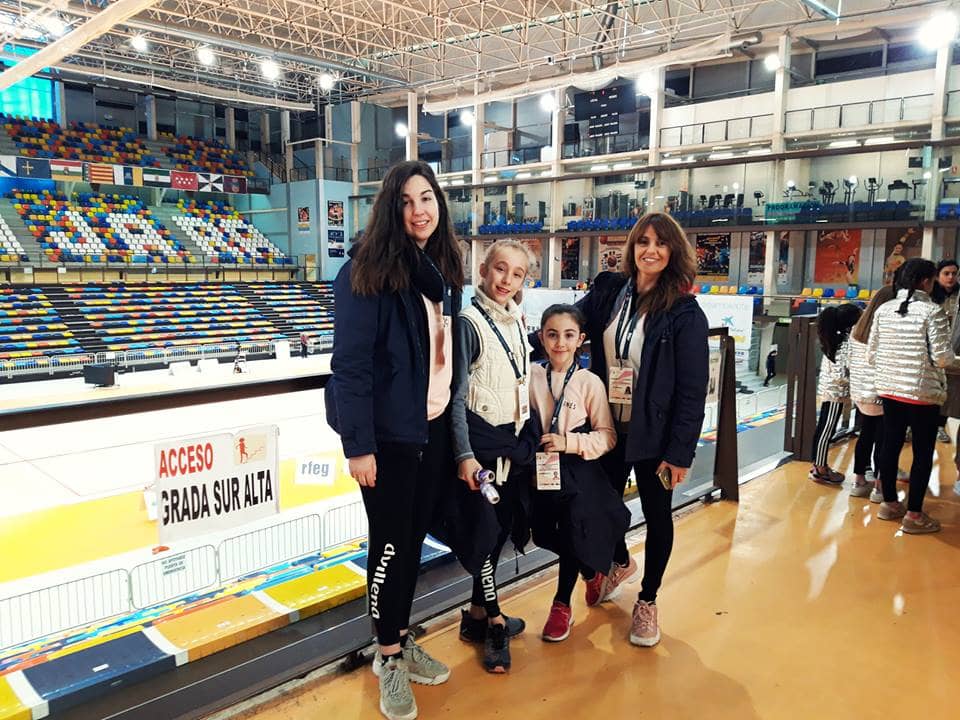 Inés López de Atalaya y Raquel Martínez en el Campeonato de España de Gimnasia Rítmica