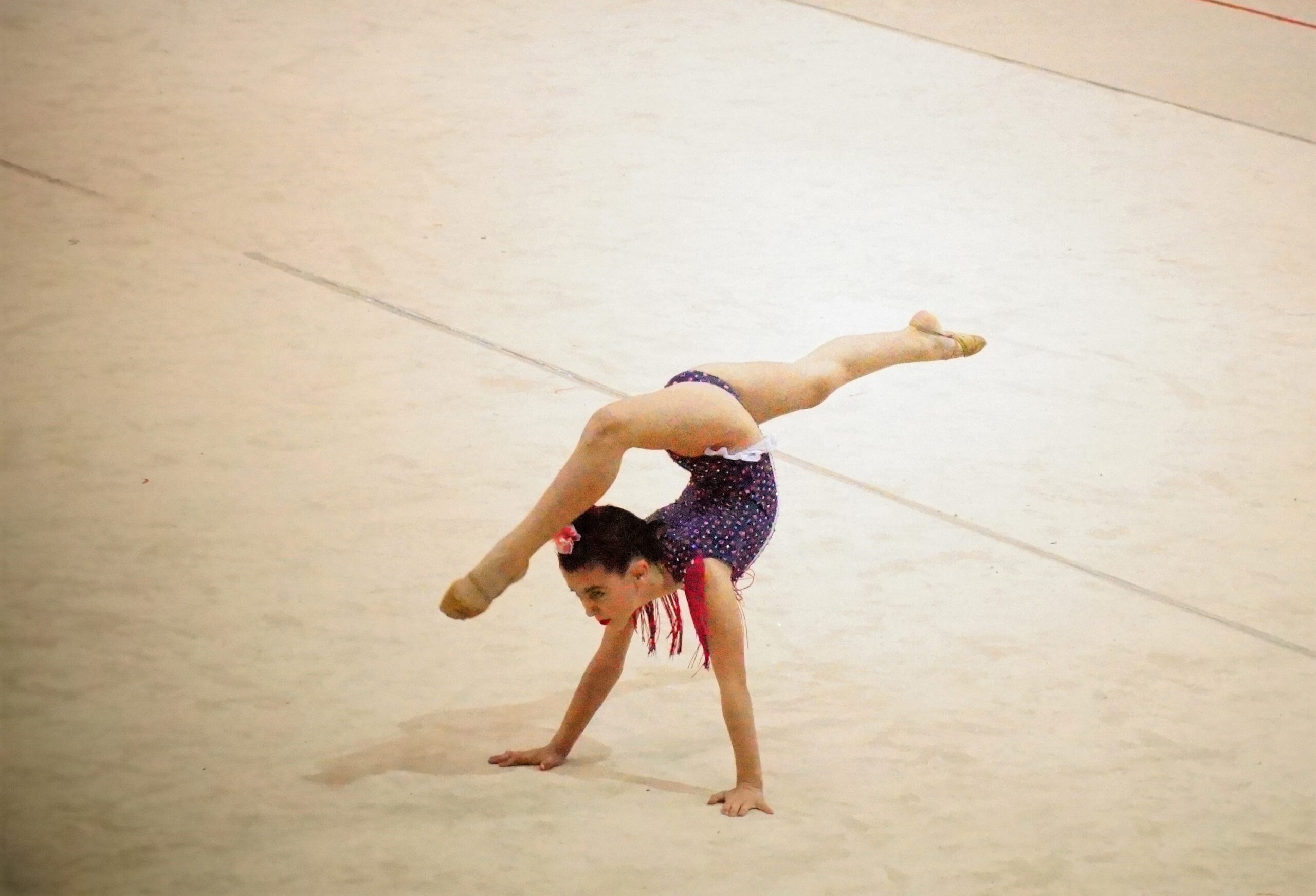 Inés López tercera en el torneo nacional de gimnasia Rítmica de Calpe
