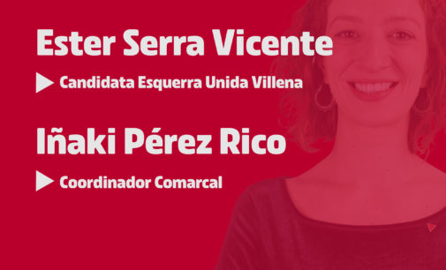 Presentación candidatura de Esquerra Unida Villena