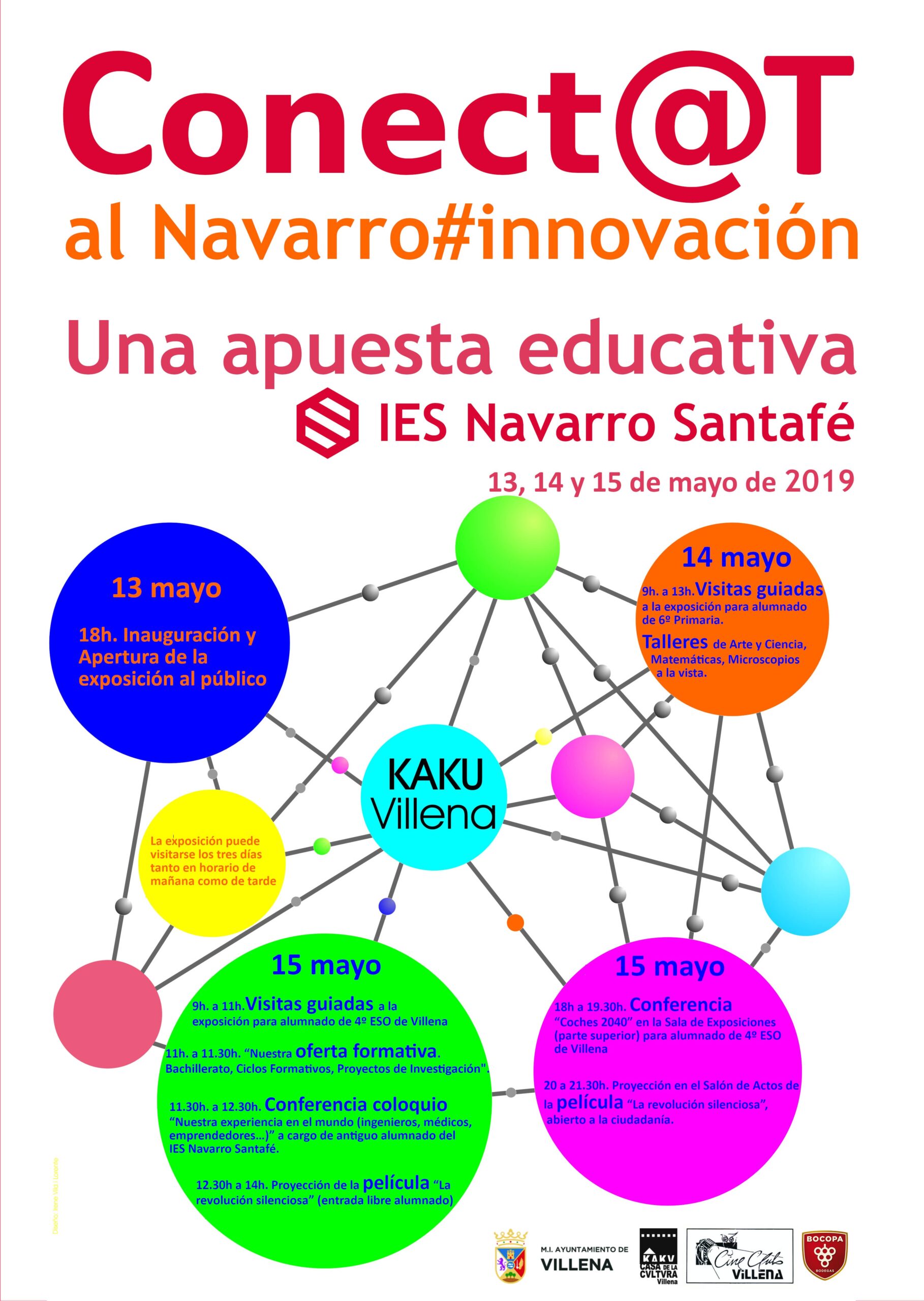 El IES Navarro Santafé organiza la exposición Conect@T al Navarro #innovación