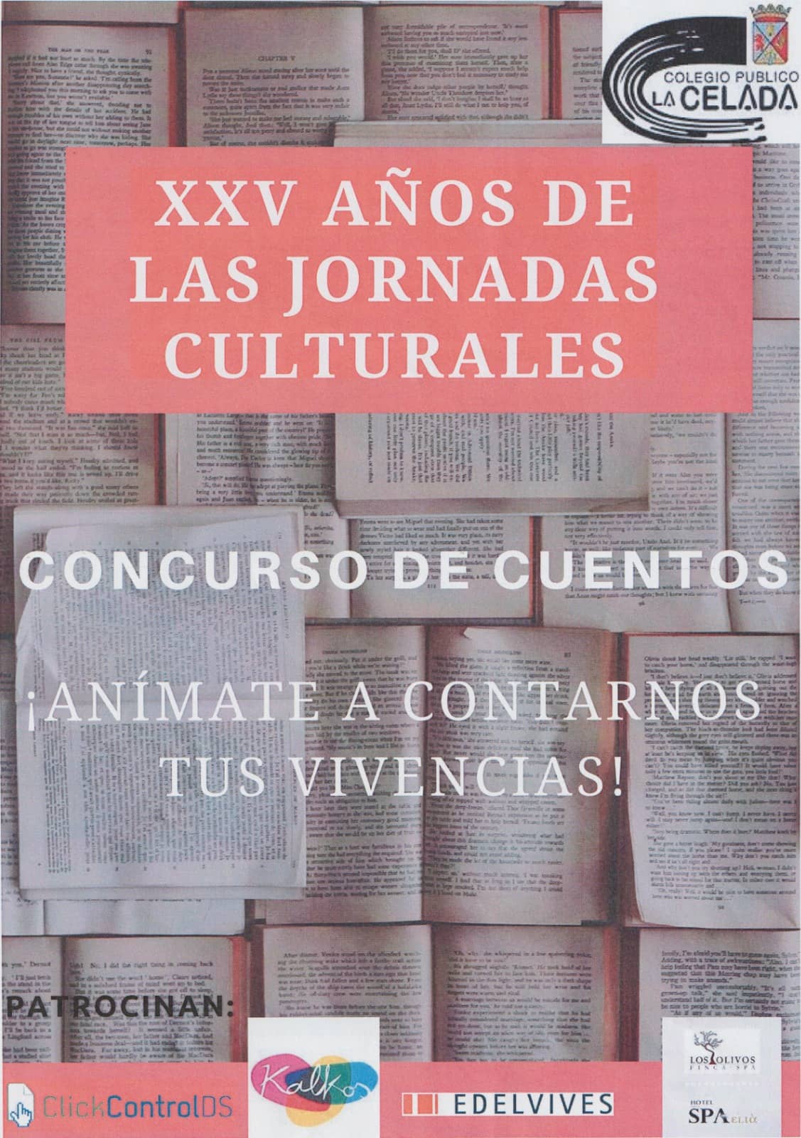 El CEIP La Celada convoca el concurso de cuentos “Veinticinco años de jornadas culturales en La Celada”