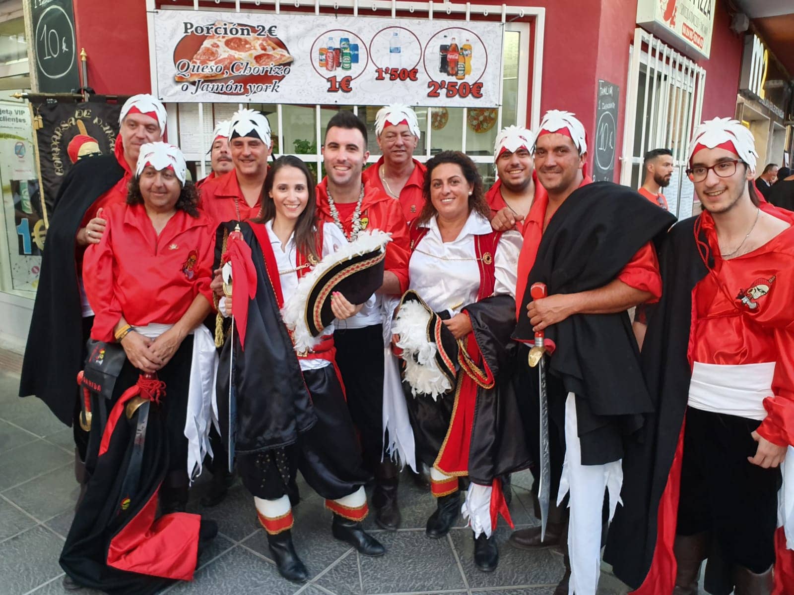 Participación de la Comparsa de Piratas en las fiestas de Guardamar del Segura y Novelda