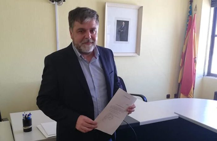 Fulgencio Cerdán recibe la credecial como Diputado provincial de Alicante