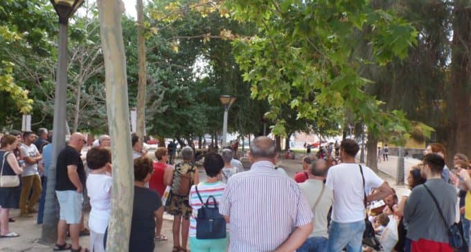 La Plataforma de Pensionistas defiende el Sistema Público de Pensiones en el parque Martínez Olivencia