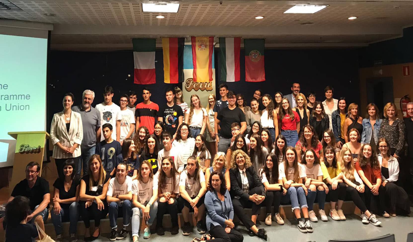 El IES Las Fuentes realiza la recepción del proyecto Erasmus +
