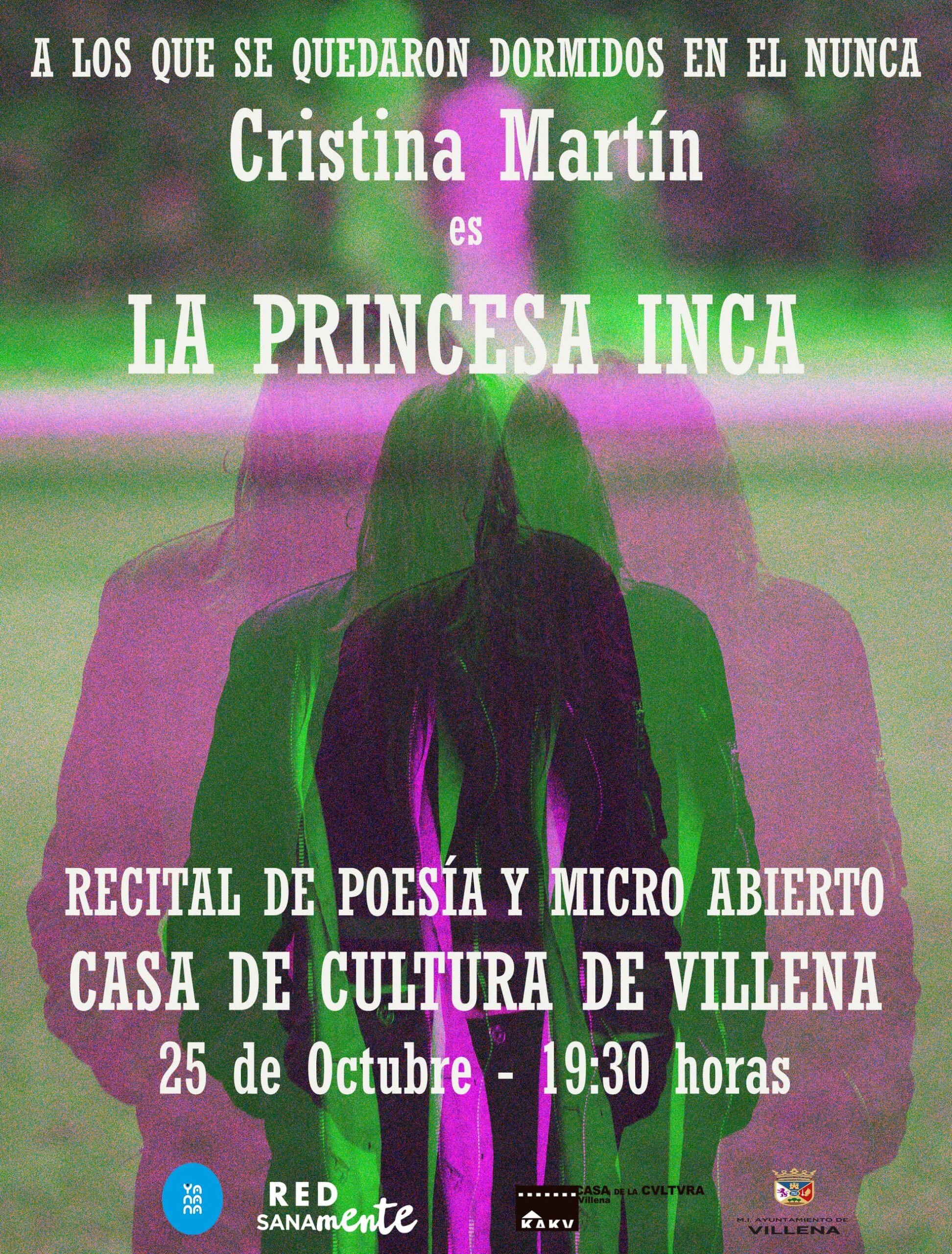 “A micro abierto” de poesía con Princesa Inca
