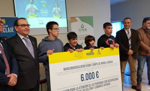 APADIS recibe 6.000 euros de la campaña “El Reto del reciclaje”