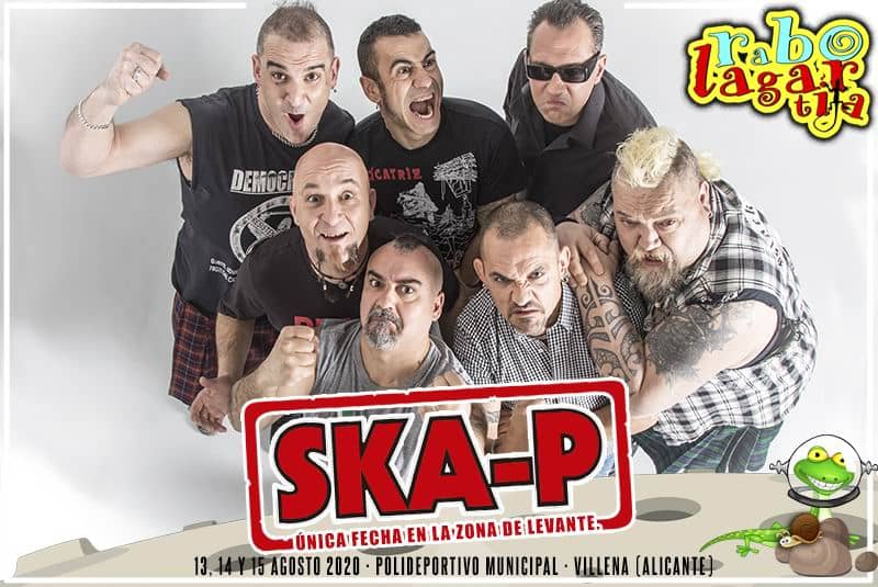 Ska-P, cabeza de cartel de Rabolagartija 2020