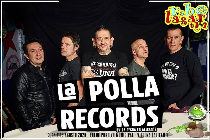 La Polla Records, cabeza de cartel de Rabolagartija 2020