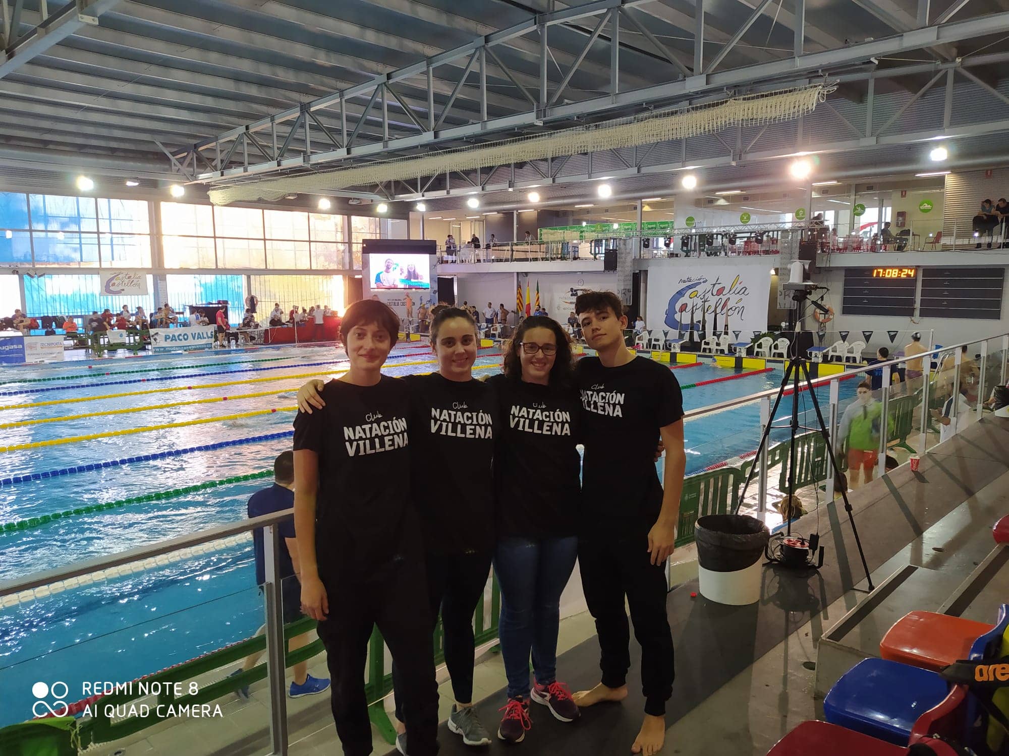 Los nadadores del Club Natación Villena mantienen sus marcas en el Trofeo Internacional Castalia Castellón