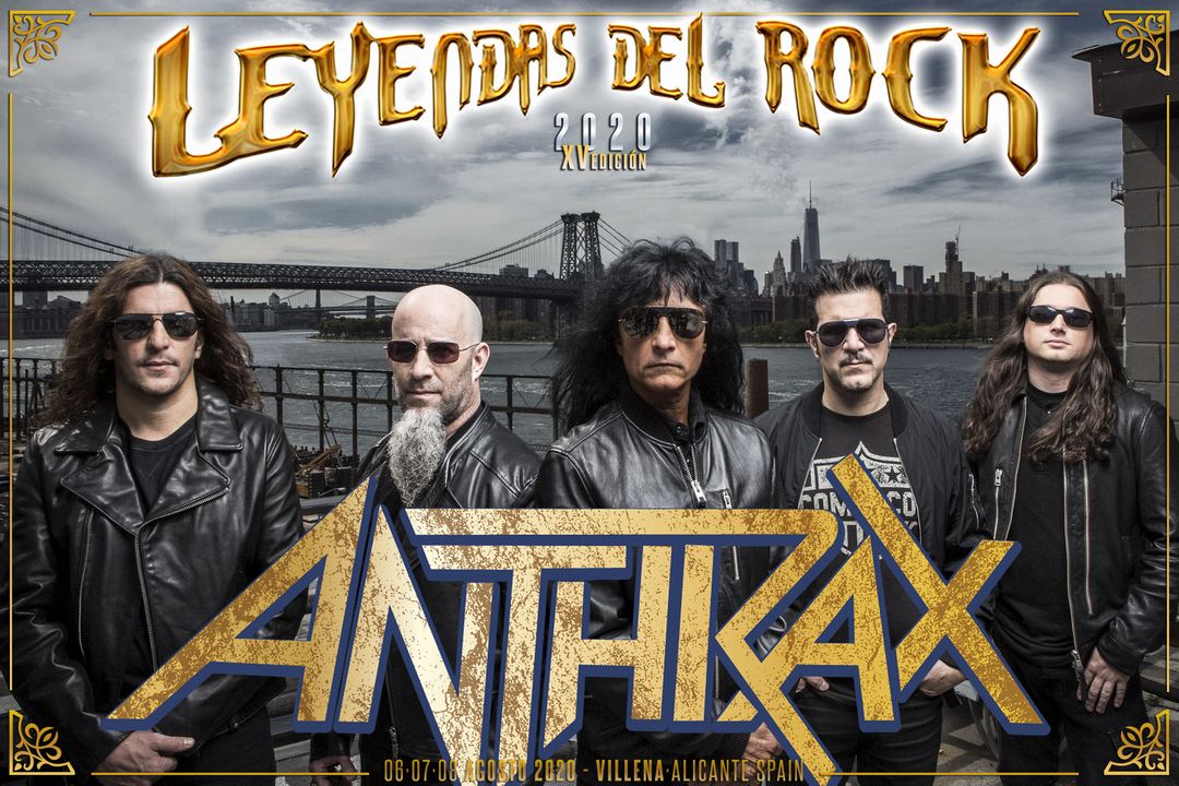Anthrax, nuevo cabeza de cartel para Leyendas del Rock 2020