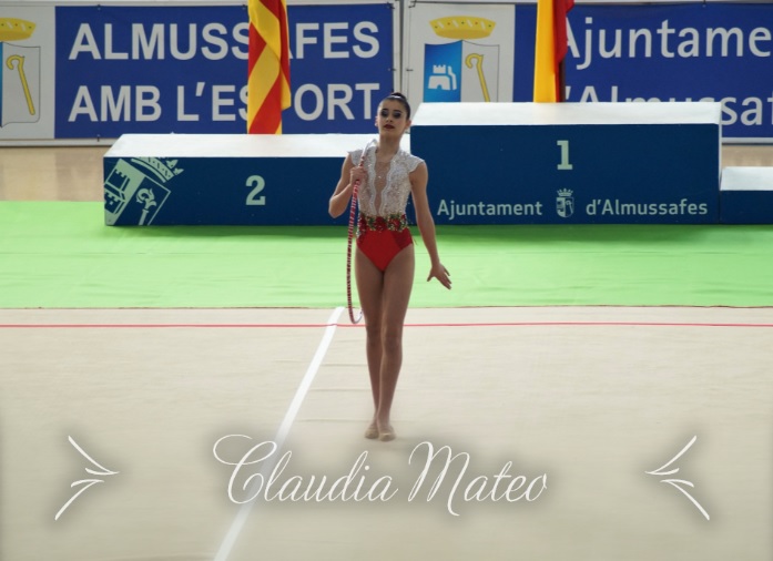 Claudia Mateo del Club Gimnasia Rítmica pasa a la final del campeonato nacional