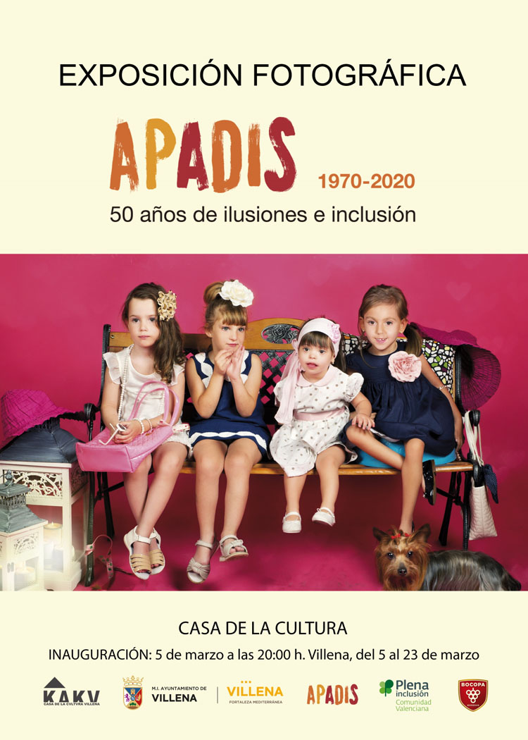 APADIS inaugura hoy una exposición fotográfica  sobre sus 50 años de historia
