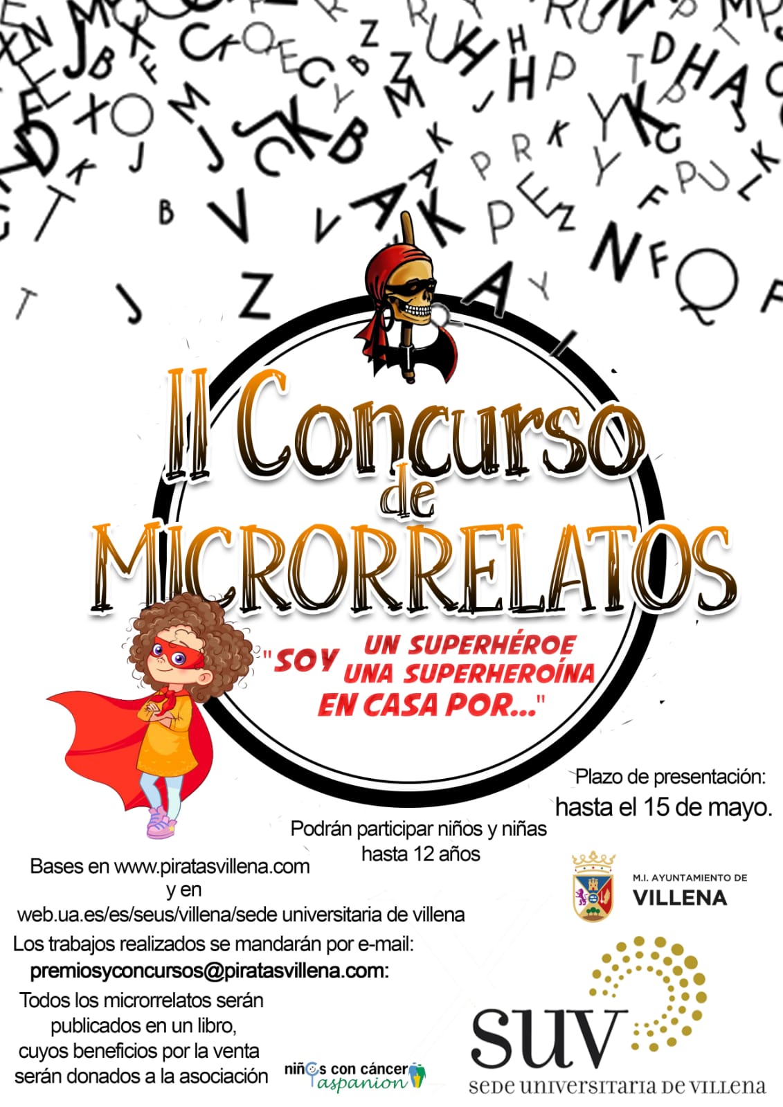 La comparsa de Piratas y la Sede Universitaria convocan el II concurso de microrrelatos