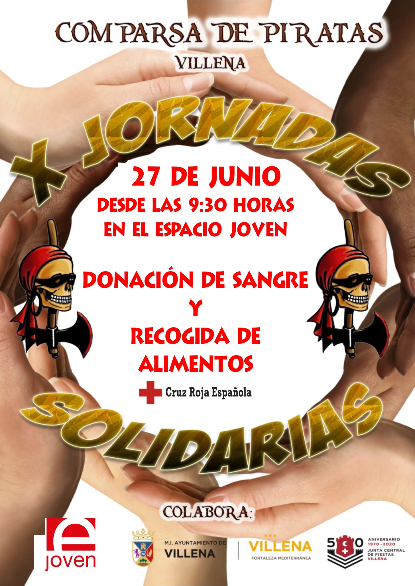 La comparsa de Piratas retoma las XI Jornadas Solidarias el sábado 27 de junio