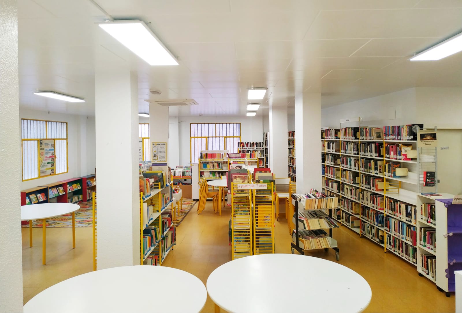 La Biblioteca de La Paz estrena nueva iluminación