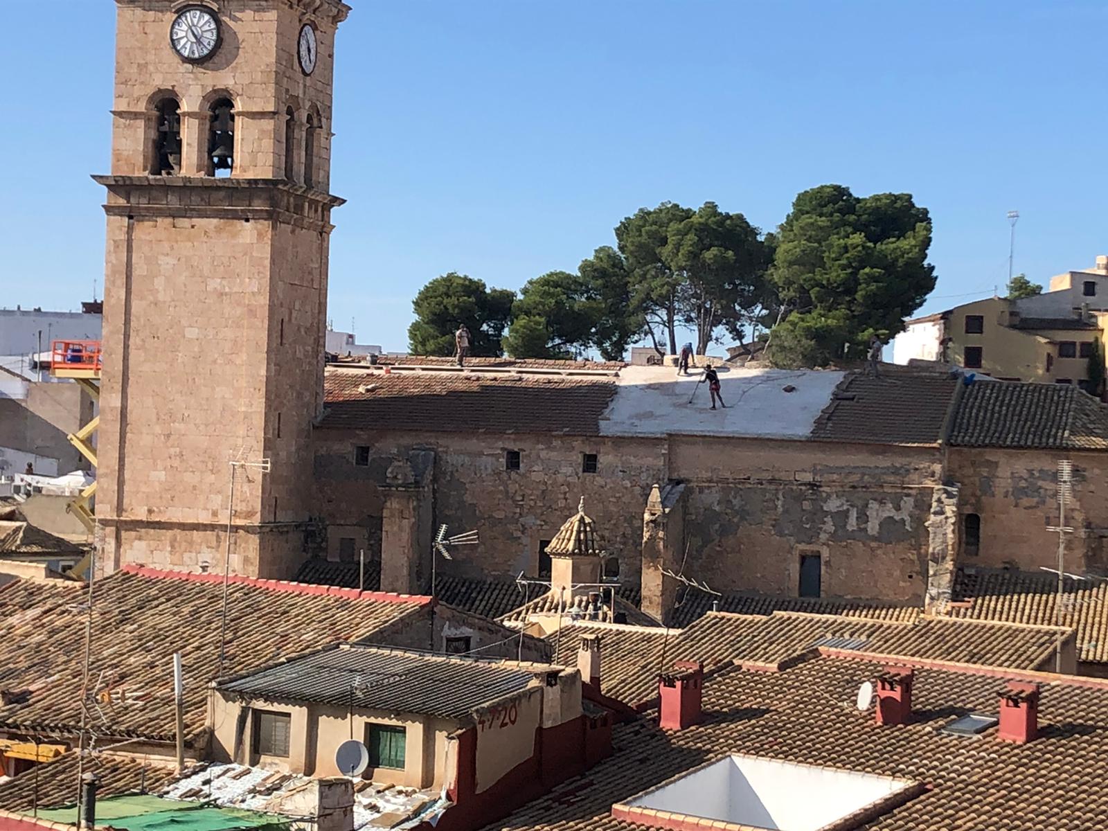 Villena destinará 40.000 € para las obras de restauración de la cubierta de la Iglesia de Santa María